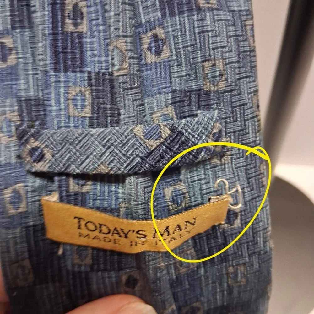 Today's Man Vintage Lot Of Men's Silk Neckties Made In Italy Wide 58-59 In Long